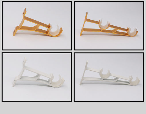 ราคาดี Electroplating 28mm เส้นผ่านศูนย์กลาง 0.4mm ความหนา Curtain Pole Bracket อลูมิเนียม ออนไลน์