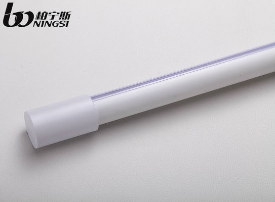 ราคาดี Nordic Curtain Rod Simple White Black Silent Aluminum Alloy Roman Rod Single and Double Rod Custom Curtain Track ออนไลน์