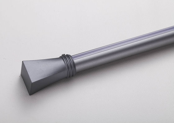 ราคาดี Thickened aluminum alloy curtain pole octagonal Roman bar track double bar top mounting side mounting ring plug bracket ออนไลน์