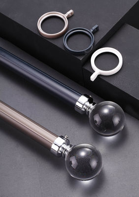 ราคาดี Curtain Rod Single Rod Aluminum Alloy Silent Top Side Mounted Bracket Roman Rod Curtain Track Accessories ออนไลน์