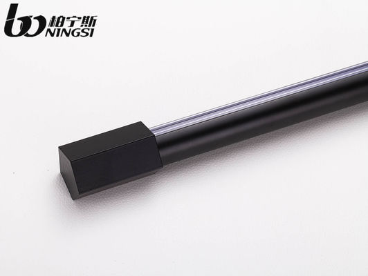 ราคาดี สีดำ 0.6 มม. หนา 19 มม. ปลายม่านทรงเหลี่ยม ออนไลน์